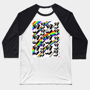 Pick me up panda rainbow hugs Baseball T-Shirt